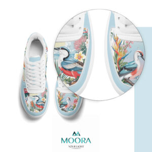 Women's Upgraded White Low Top Leather Sneakers