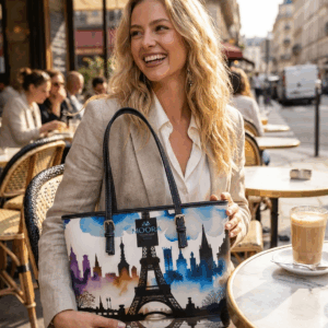 One day in Paris - PU Leather Tote Bag – Timeless Elegance, Everyday Functionality